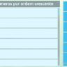 Ordem Crescente até 10